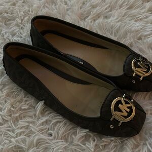 Brown MK flats